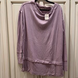 We The Free Lilac Women's Cowl Sweater - XS